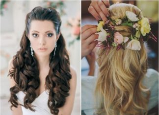Best Hair Style For Bride : 40 Stunning Half Up Half Down Wedding Hairstyles with Tutorial / www.deerpearlfl…