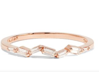 Engagement Rings & Wedding Rings : Suzanne Kalan’s “Fireworks” Baguette Diamond Bands – Mon Cheri Bridals