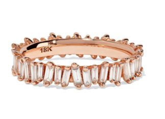 Engagement Rings & Wedding Rings : Suzanne Kalan’s “Fireworks” Baguette Diamond Bands – Mon Cheri Bridals