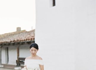 Beautiful Brand Wedding Dresses : An Elevated Take on the Cozy Winter Wedding | Photography: Jen Huang…