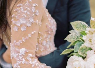 Beautiful Brand Wedding Dresses : Beaded long sleeve wedding dress: Photography: Katie Grant – www.katiegrantpho…..