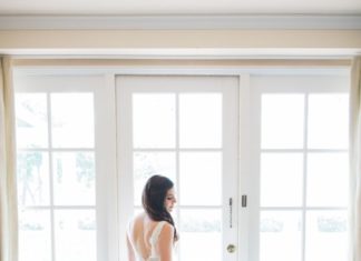 Beautiful Brand Wedding Dresses : Beautiful a-line wedding dress: Photography: Leah Vis – www.leahvis.com/…