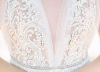 Beautiful Brand Wedding Dresses : Embroidered wedding dress: Photography: Rebecca Yale – rebeccayalephotog……