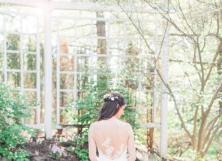 Beautiful Brand Wedding Dresses : Illusion back wedding dress | Photography: Cassi Claire…