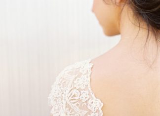 Beautiful Brand Wedding Dresses : Lace cap sleeve wedding dress: Photography: Lauren Peele – www.laurenpeeleph……