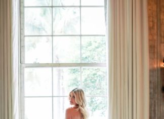 Beautiful Brand Wedding Dresses : Lace strapless wedding dress | Photography: Jana Williams…