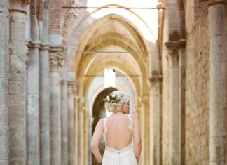 Beautiful Brand Wedding Dresses : Low back wedding dress | Photography: Koby Brown…