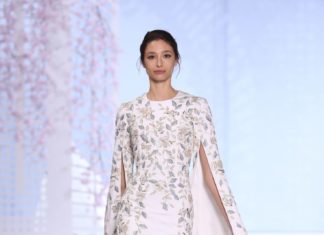 Beautiful Brand Wedding Dresses : Ralph & Russo floral wedding dress cape…