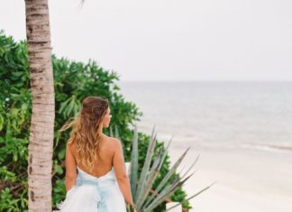 Beautiful Brand Wedding Dresses : Soft blue wedding dress: Photography: Iane Dittoe – www.lanedittoe.com/…