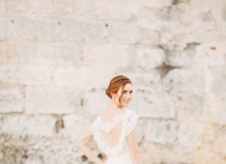 Beautiful Brand Wedding Dresses : Unique back wedding dress: Photography: Brittrene…