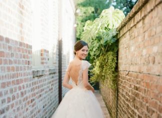 Beautiful Brand Wedding Dresses : V-back wedding dress: Photography: Elisa Bricker – elisabricker.com/…