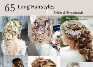 Best Hair Style For Bride : Long Wedding Bridesmaid Hairstyles & Bridal Updos / www.deerpearlflow……