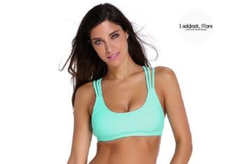 Best Swimwear 2017/2018 : Swimwear // Be a darling on your next beach trip with this aqua strappy bikini s…