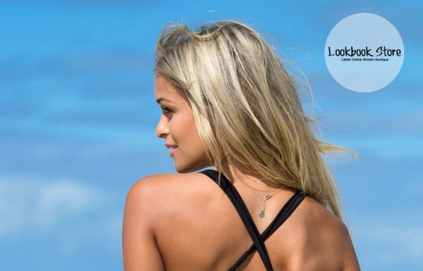 Best Swimwear 2017/2018 : Swimwear // Turn heads at a beach or pool party by pairing this black cross swim…