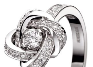 Diamond Rings : Boucheron-Ava-Pivoine-ring. A love knot promise ring. Cute!…
