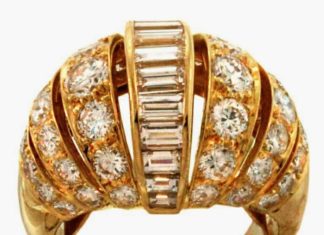 Diamond Rings : Cartier turban diamond and gold ring ladyvivianajewelryguru…