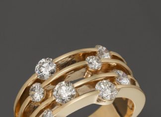Diamond Rings : Diamond Band in 14K Yellow Gold, 1.50 ct. t.w. | Bloomingdale’s