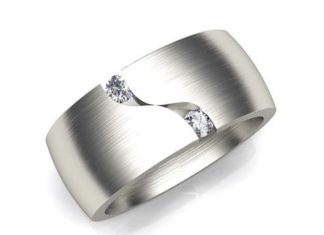 Diamond Rings : Erik Stewart Jewelry "Zen" Ring…