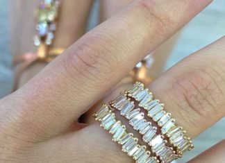 Diamond Rings : @jaimiegellerjewelry on Instagram: “@suzannekalan #suzannekalan #ringstack #baguettes #perfection #jaimiegellerjewelry”
