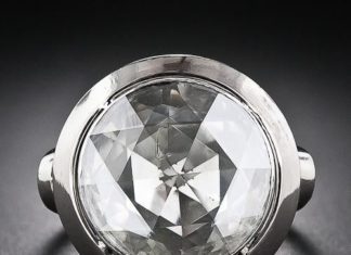 Diamond Rings : Large Rose-Cut Diamond Ring – Shop for Jewelry