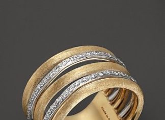 Diamond Rings : Marco Bicego Diamond Jaipur Link 5-Strand Band Ring | Bloomingdale's…