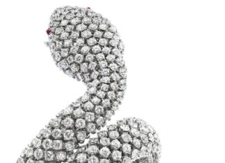 Diamond Rings : PHILLIPS : UK060111, , A diamond bracelet watch by Faraone Milano