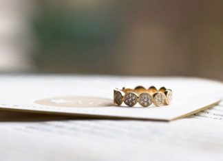 Engagement Rings & Wedding Rings : 14k rose gold with 35 diamonds make this ring look like a crown….