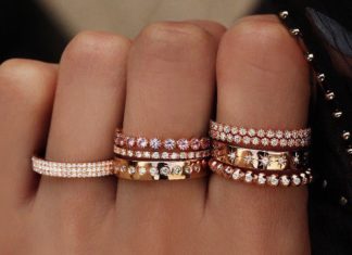 Engagement Rings & Wedding Rings : 8 gorgeous gold and diamond stack rings by Luna Skye…