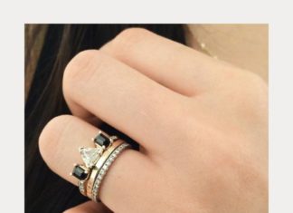 Engagement Rings & Wedding Rings : Ames Trillion Thread Stack…