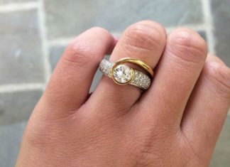 Engagement Rings & Wedding Rings : Contour Solitaire Engagement Ring…