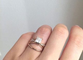 Engagement Rings & Wedding Rings : Custom Rose Gold Peak Stack…