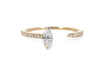 Engagement Rings & Wedding Rings : Marquise Crescendo Pavé Ring…