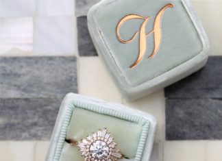 Engagement Rings & Wedding Rings : The Original Gatsby ~ The center stone is framed by a petite diamond halo. Outs…