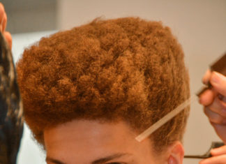 Fashion : backstage grooming GUSTAV VON ASCHENBACK by robert geller. hair…