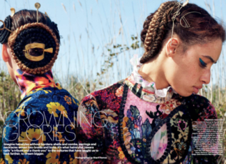 Fashion Editorial : “Crowning Flowers”
Kaya Wilkins and Amelia Rami by…