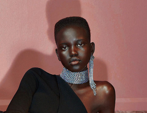 Fashion Editorial : driflloon:pure jean-ius: adut akech bior for vogue au june 2017