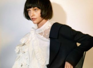 Fashion Editorial : thickpasta:Sasha Pivovarova in “Faces” for Vogue Paris April…