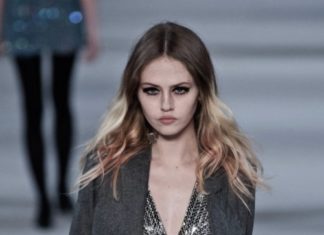 Fashion : fashiondailymag:
hot hot hot. SAINT LAURENT fall 2014…