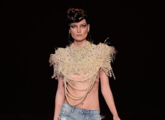 Fashion : fierce + pearly fringe. the BLONDS.(ph randy brooke x…