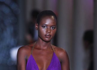 Fashion : Goddess Ajak Deng at Alexandre Vauthier F/W 2010.