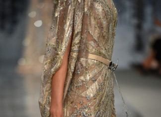Fashion : GOLD DIGGIN. ZIAD NAKAD couture. “THE SNOW CRYSTAL FOREST”…
