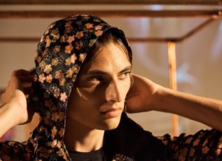 Fashion : masked in florals. descendants of thieves ss18 NYFW:Mens. (ph…