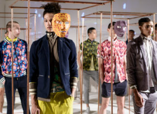 Fashion : MASKED in multicolor. DESCENDANTS of thieves menswear ss18. (ph…