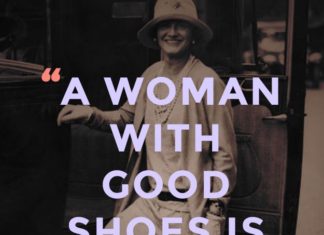 Fashion Quotes : "A woman with good shoes is never ugly." – Coco Chanel…
