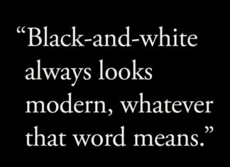 Fashion Quotes : "Black-and-white always looks modern, whatever that word means." – Kar…