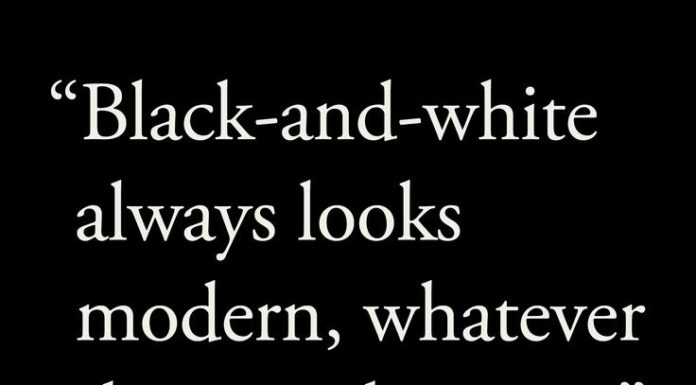 Fashion Quotes : "Black-and-white always looks modern, whatever that word means." – Kar…