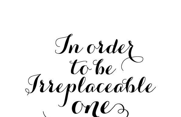 Fashion Quotes : Coco Chanel be different – inspirational positive quote print poster, black and …
