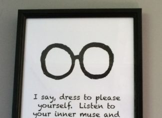 Fashion Quotes : Iris Apfel Quote Typography Artwork