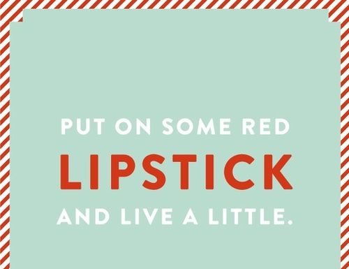 Fashion Quotes : love red lipstick :)…