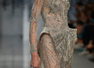 Fashion : staring at this sparkle dress detail. ZIAD NAKAD couture. “THE…